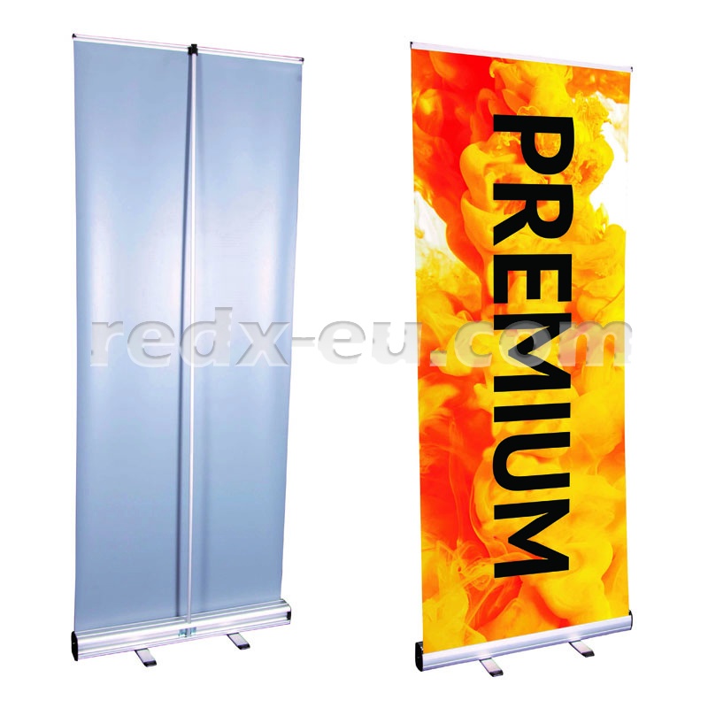 Roll Up Banner Publicitario De Aluminio 85x200 – Sign Market Product