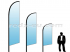 Dolphin and Feather Flags