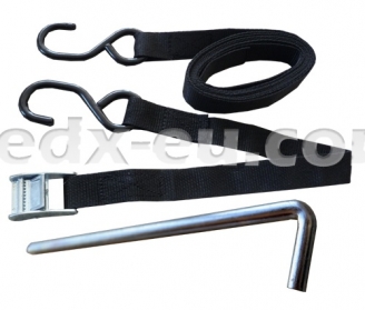 Ratchet Tie Down Kit (Stakes & Camlock Straps)